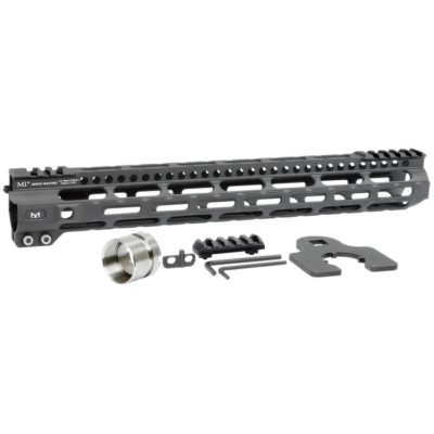 Midwest Industries MIULW14 Ultralight AR15 Black Hardcoat Anodized AluminumPolymer 14 PicatinnyMLOK