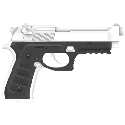 Recover Tactical BC201 Grip Rail System Black Polymer Picatinny for Most Beretta 92 M9 Models