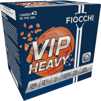 Fiocchi Exacta Target 28 Gauge 2.75 3/4 oz 7.5 Shot 28VIPH75 (25 Rounds)