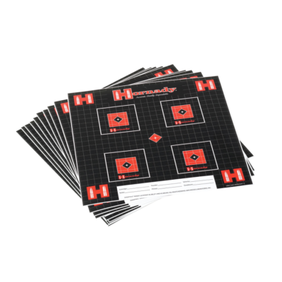 Hornady 9963 LockNLoad Target Grid Hanging Paper Black Red White 10 Pack