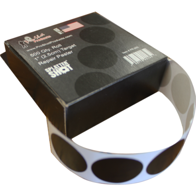 ProShot PR500 SplatterShot Repair Pasters Black 1 SelfAdhesive 500 Per Roll