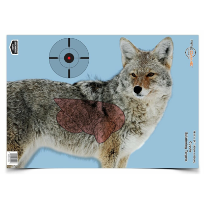 Birchwood Casey 35405 Pregame Coyote Paper Hanging Rifle 16.50 x 24 Impact Enhancement Yes 3 Per Pkg
