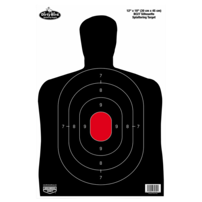 Birchwood Casey 35709 Dirty Bird Silhouette Target Silhouette Tagboard Target 12 x 18 50 Per Pkg