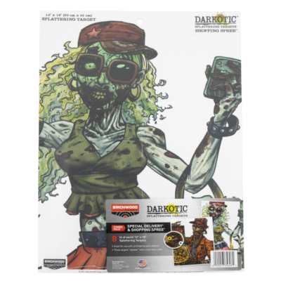 Birchwood Casey 35628 Darkotic Combo Pack 18 x 12 MultiColor Impact Enhancement Splatter Neon GreenWhite 8 Pack