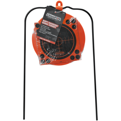 Champion Targets 40867 Gong Champion Centerfire Hanging Metal Target BlackOrange
