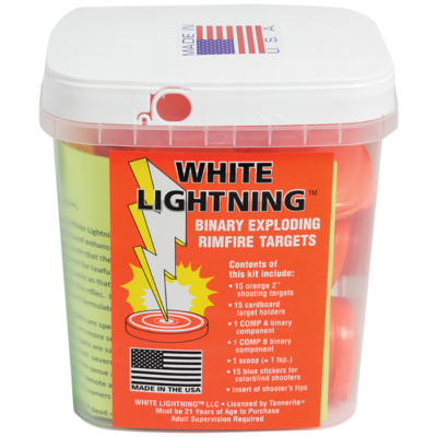 Tannerite White Lighting Rimfire Kit - 90 Target Dots