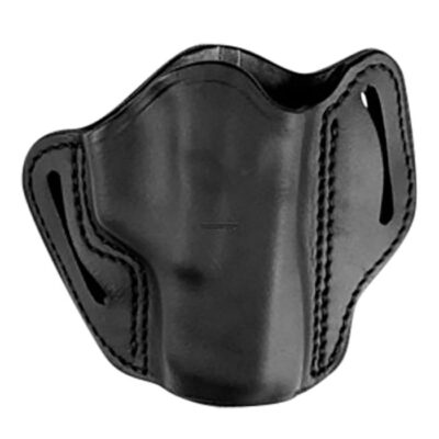 Uncle Mikes-leather(1791) Outside The Waistband Matte Black Leather Right Hand Belt Slide Sig P320 Holster UMOWB4MBLR