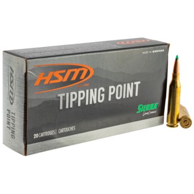 Hsm Tipping Point 243 Win 90 Grain Sierra Bullets GameChanger (20 Rounds)