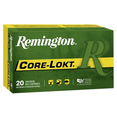 Remington Core-lokt 30-06 Springfield 180 Grain Pointed Soft Point Core Lokt (20 Rounds)
