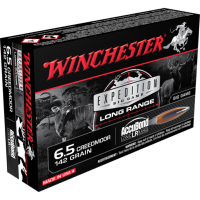 Winchester Expedition Big Game 6.5 Creedmoor 142 Grain Nosler AccuBond Long-Range (20 Rounds)