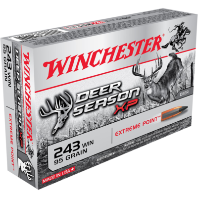 Winchester Deer Season 243 Win 95 Grain Extreme Point (20 Rounds)