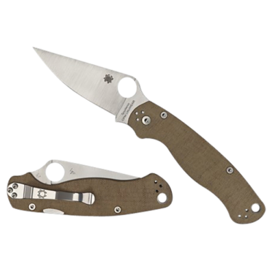 Spyderco , Spy C81mpcw2 Para Military 2 Brwn Micarta C81MPCW2