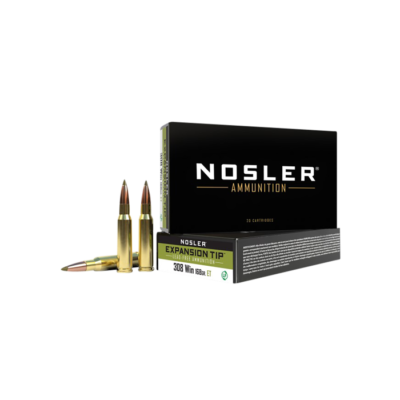 Nosler E-tip 308 Winchester 168 Gr E-Tip Lead-Free (20 Rounds)