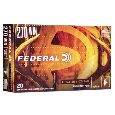 Federal Fusion 270 Win 150 Gr Bonded Soft Point (20 Rounds)