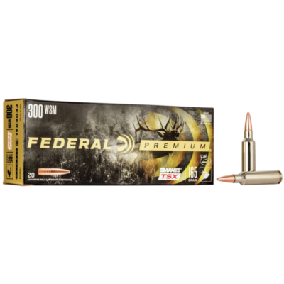 Federal Premium 300 WSM 165 Gr Barnes TSX (20 Rounds)