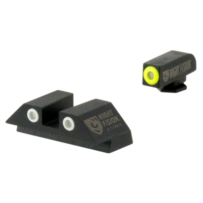 Night Fision Night Sight Set, Nf Glk-001-003-ygwg     Ns Glk 17/19 Square