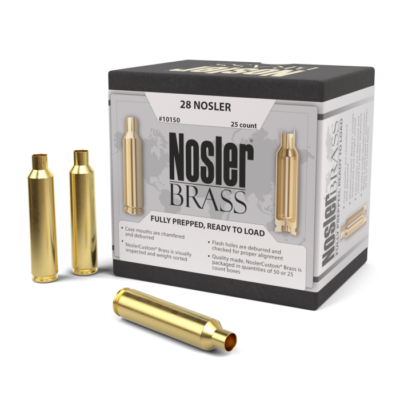 Nosler Brass, Nos 10150 Custom Brass 28 Nosler    25