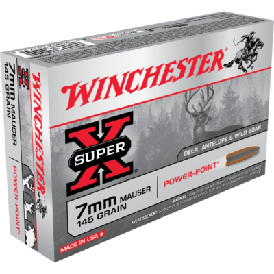 Winchester Super-X 7mm Mauser 145 Grain Power-Point