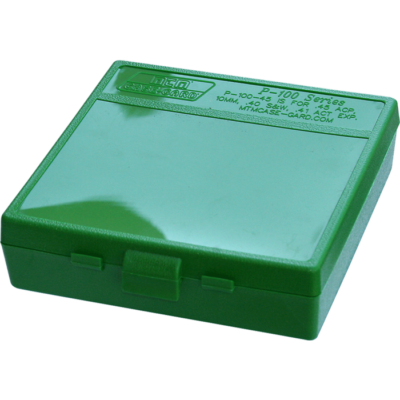 Mtm Case-gard, Mtm P-100-45-10  100rd Pstl Box 45a-10m Grn