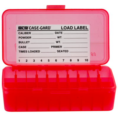Mtm Case-gard, Mtm P50-44-29    50rd  Pstl Box 44m-45l Red