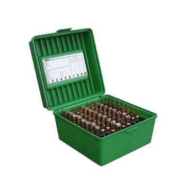 Mtm Deluxe, Mtm R-100-10     100rd Rifle Box       Grn