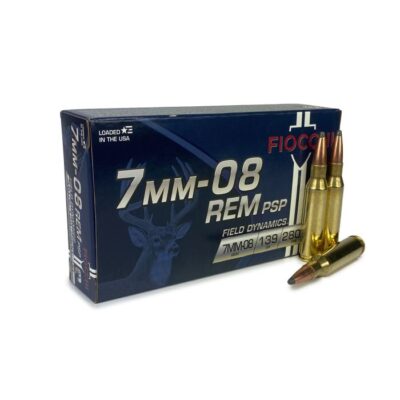 Fiocchi Field Dynamics 7mm-08 Remington 139 Grain Pointed Soft Point