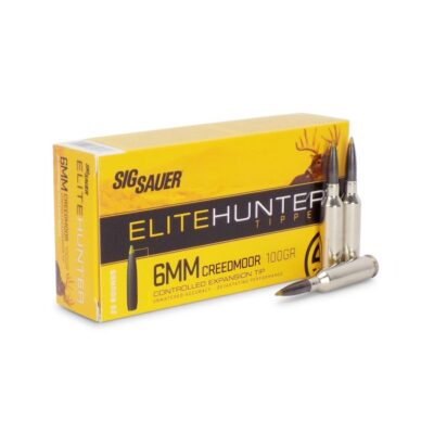 Sig Sauer Elite Hunter 6mm Creedmoor 100 Grain Tipped