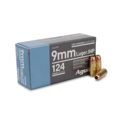 Aguila 9mm 124 Gr JHP