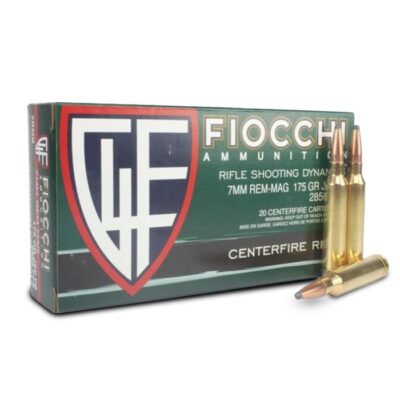 Fiocchi 7mm Rem Mag 175 Grain JSP FB