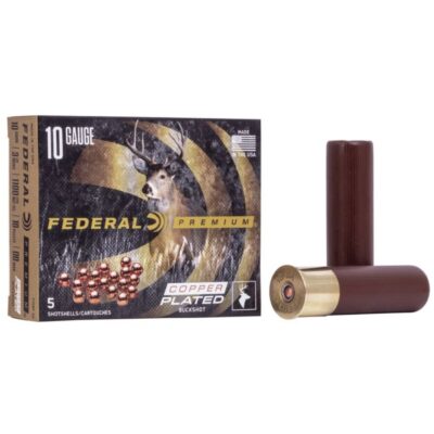 Federal Premium 10 Gauge 3.5" Copper-Plated 00 Buckshot