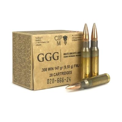 GGG 308 Winchester 147 Grain FMJ