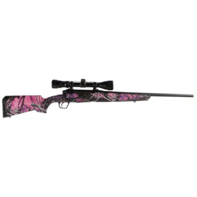 Savage Axis XP Compact w/Scope Bolt 223 Rem 20" 4+1 Muddy Girl/Blued