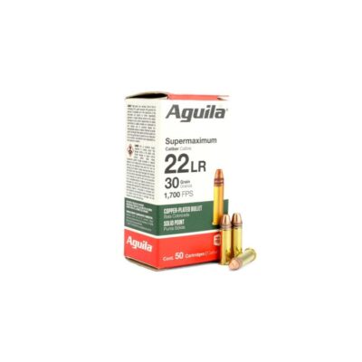 Aguila Supermaximum 22 LR 30 Gr Solid Point