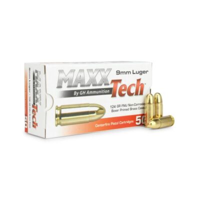 MAXXTech 9mm 124 Gr FMJ