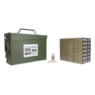 Federal LE Tactical 223 55 Gr Bonded SP 420 Rounds in Heavy Duty Ammo Can