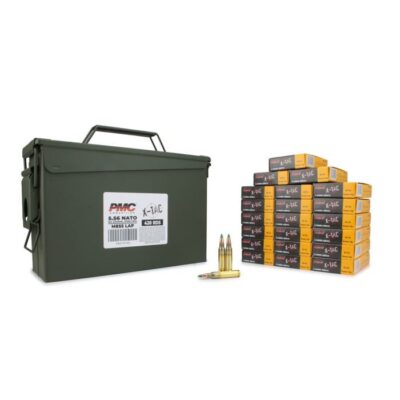 PMC X-TAC 5.56 NATO 62 Gr Green Tip LAP 420 Rounds in Heavy Duty Ammo Can