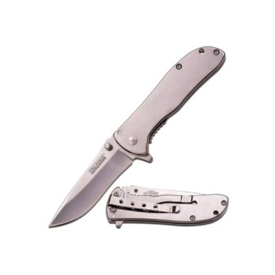Tac-Force 3" Spring Assisted Pocket Knife (Stainless Steel)