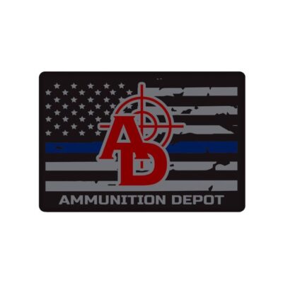 Ammunition Depot - Thin Blue Line Sticker
