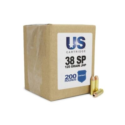 US Cartridge 38 Special 125 Grain JHP (LE Contract Overrun)