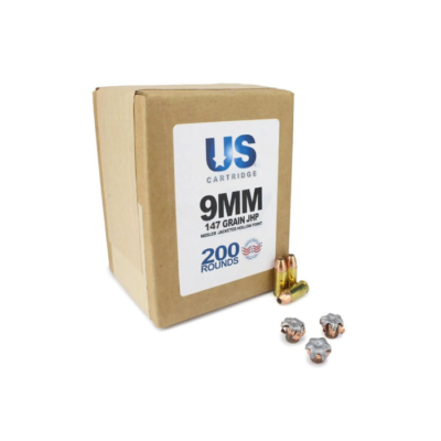 US Cartridge 9mm 147 Gr Nosler JHP